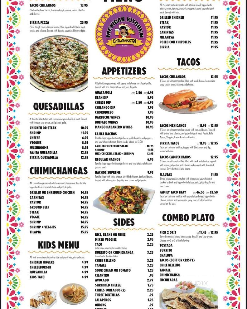Chilanguita Mexican Kitchen - Saint Louis, MO menu_pic
