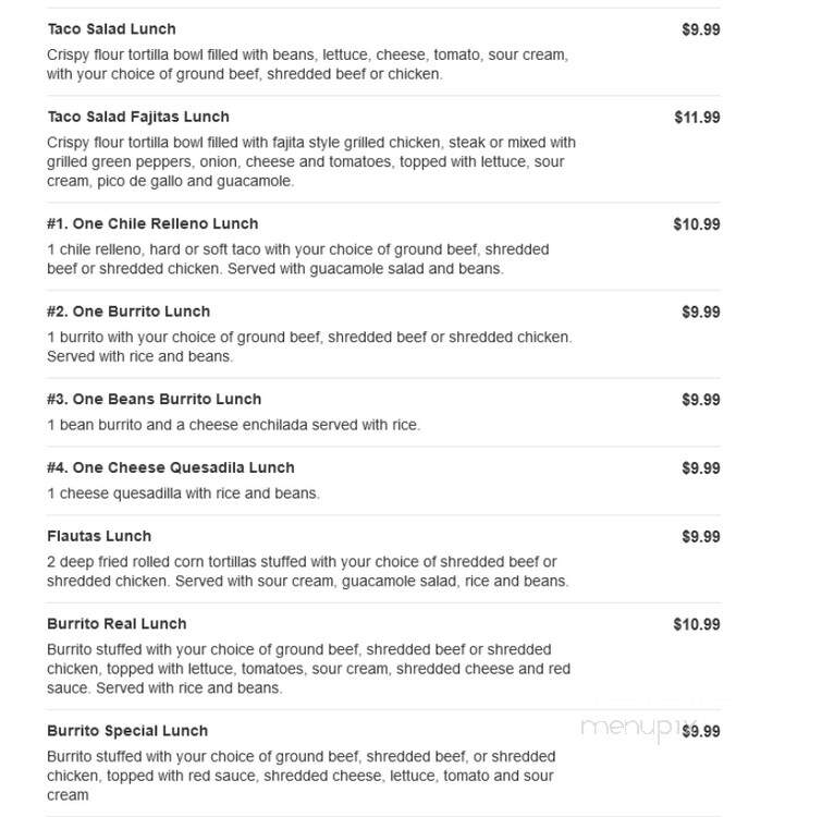 Pineapple Tequila - Venice, FL menu_pic