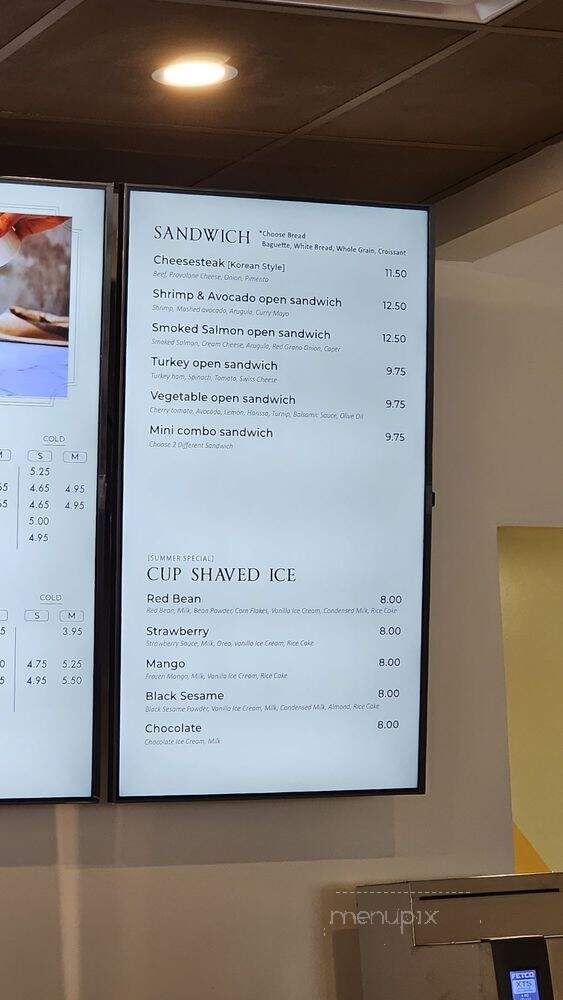 Amor Cafe & Pastry - Centreville, VA menu_pic