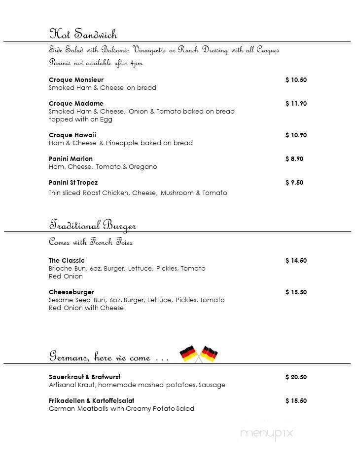 Mona's French Cafe - Cypress, TX menu_pic