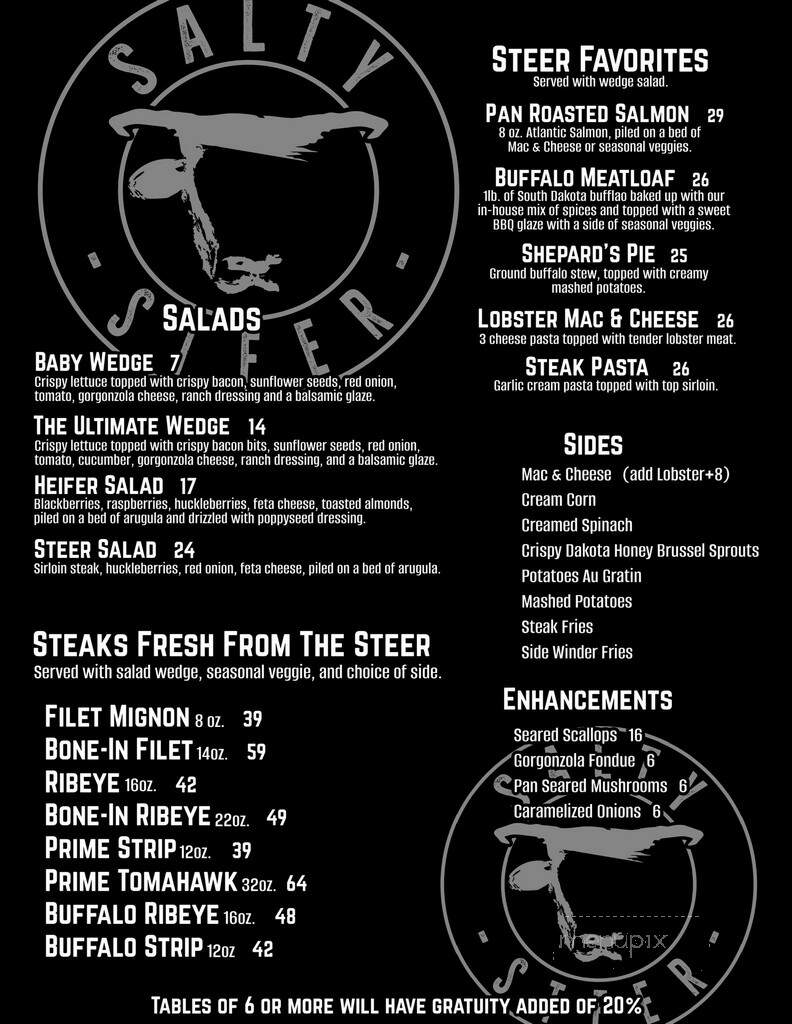 Salty Steer - Wall, SD menu_pic