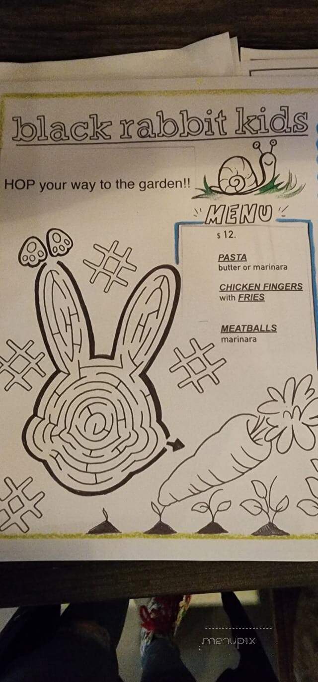 Black Rabbit Saloon - Montville, NJ menu_pic