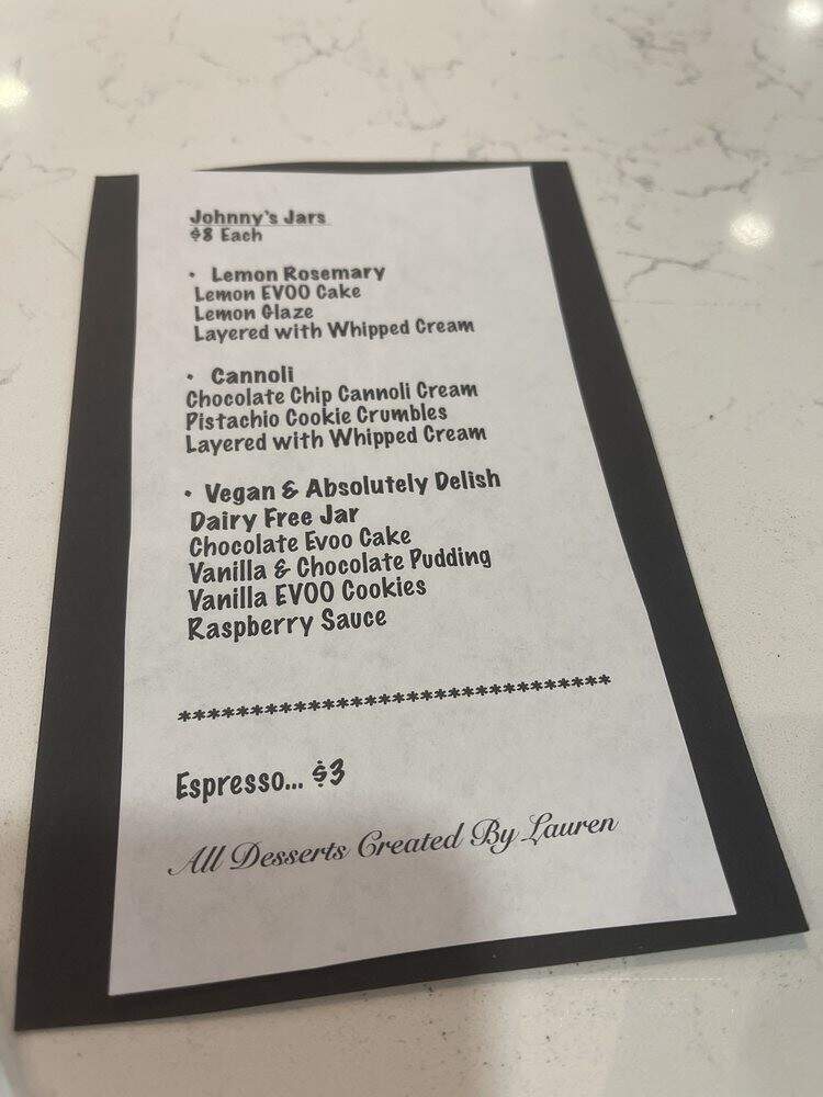 Johnny's Pies - Medford, NJ menu_pic