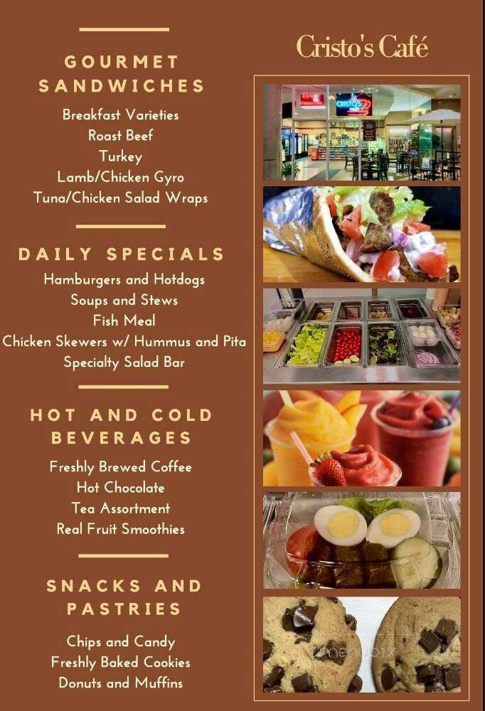 Cristos Cafe - Syracuse, NY menu_pic