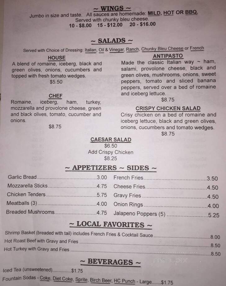 Lovetti's Pizza and Subs - Dagsboro, DE menu_pic