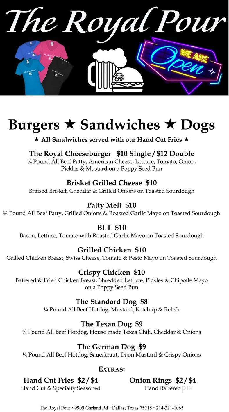 J Murphy's Club - Dallas, TX menu_pic