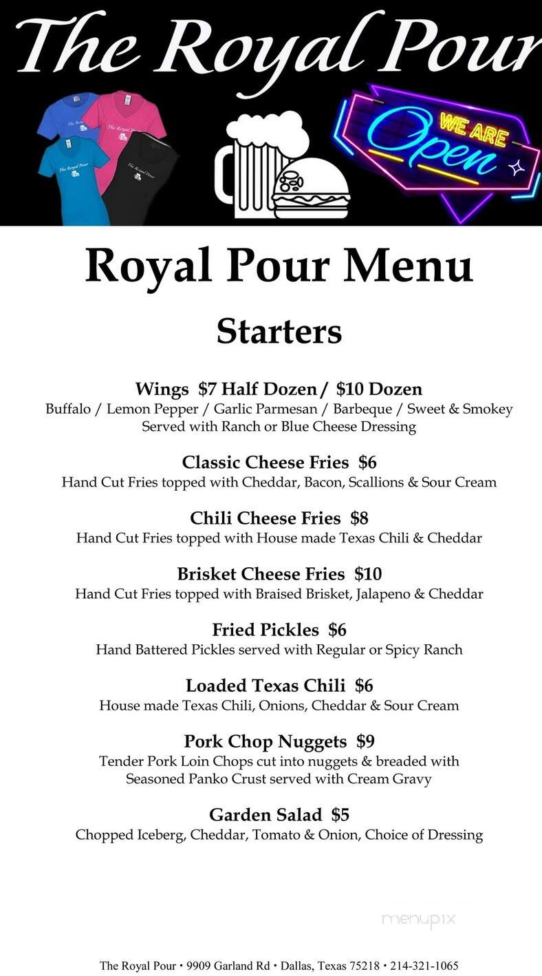J Murphy's Club - Dallas, TX menu_pic