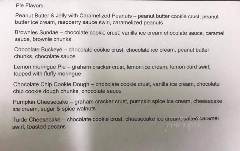Hillcrest Dairy - Moravia, NY menu_pic