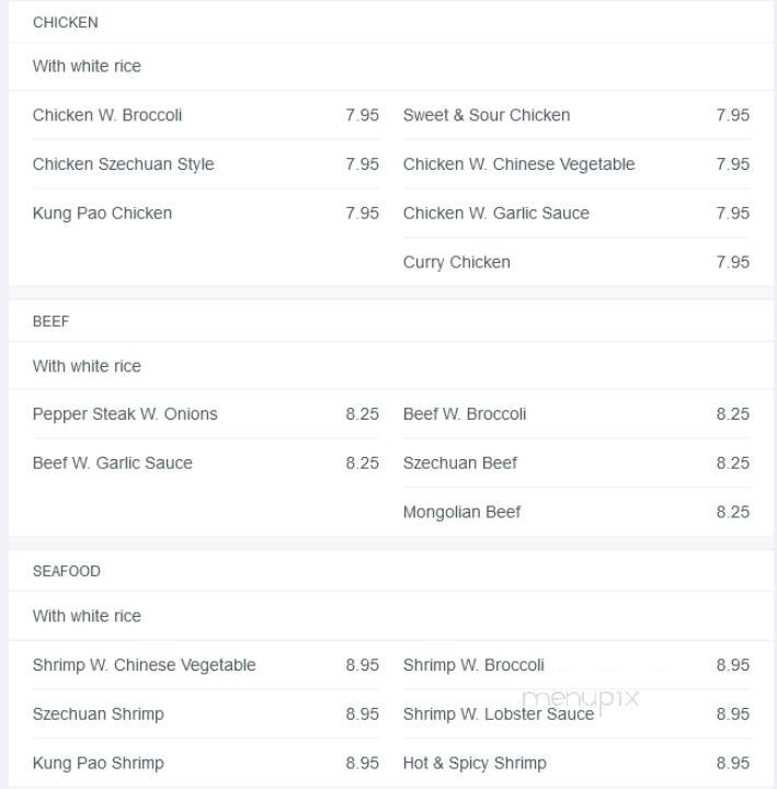Economical Hibachi Grill & Buffet - Gurnee, IL menu_pic