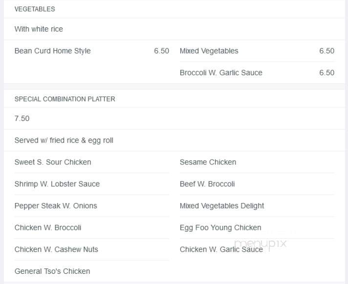Economical Hibachi Grill & Buffet - Gurnee, IL menu_pic