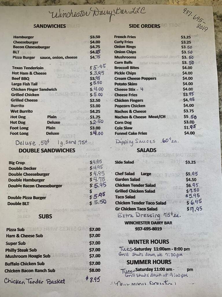 S & S Dairy Bar - Winchester, OH