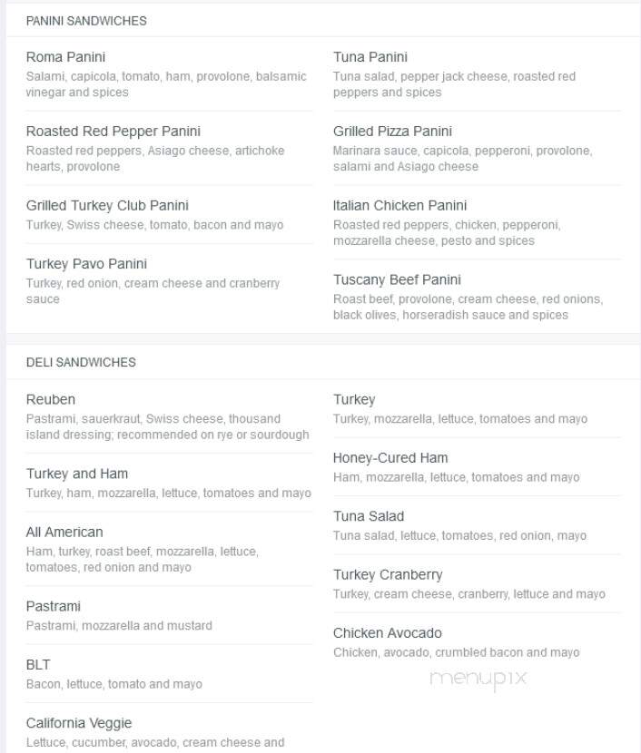 All American Frozen Yogurt - Springfield, OR menu_pic