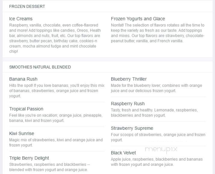All American Frozen Yogurt - Springfield, OR menu_pic