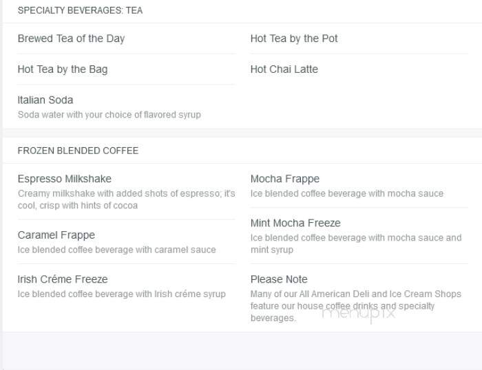 All American Frozen Yogurt - Springfield, OR menu_pic