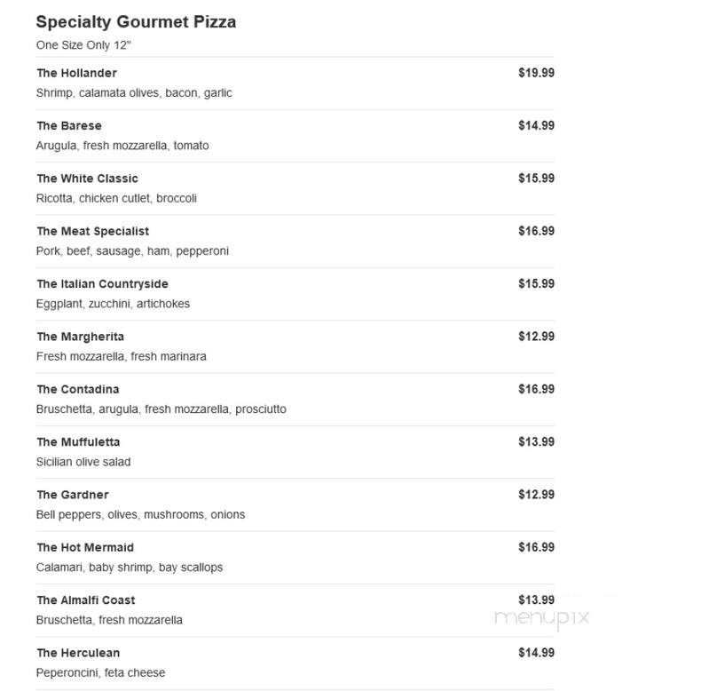 A Slice Of Sicily - Port Charlotte, FL menu_pic