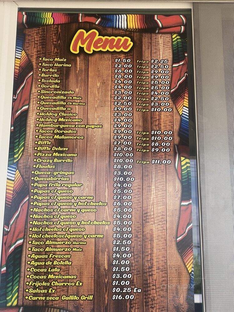 Taqueria Don Tin - Houston, TX menu_pic