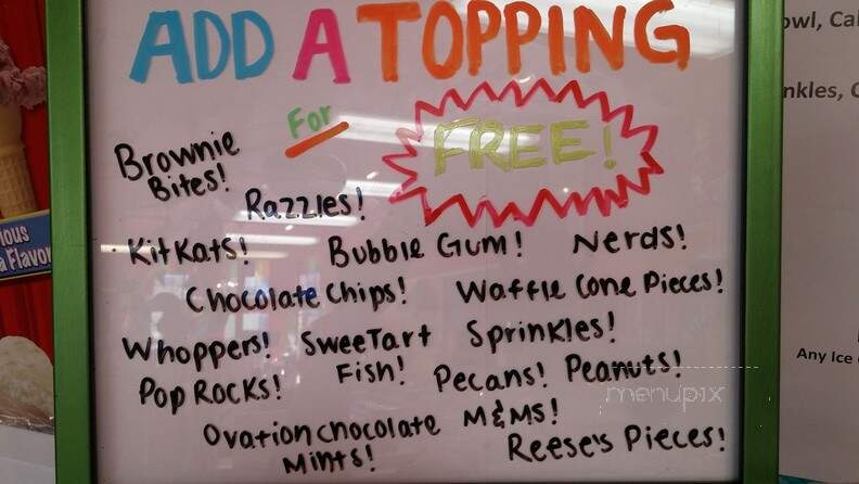 Sugarrush Sweets & Treats - Frankenmuth, MI menu_pic