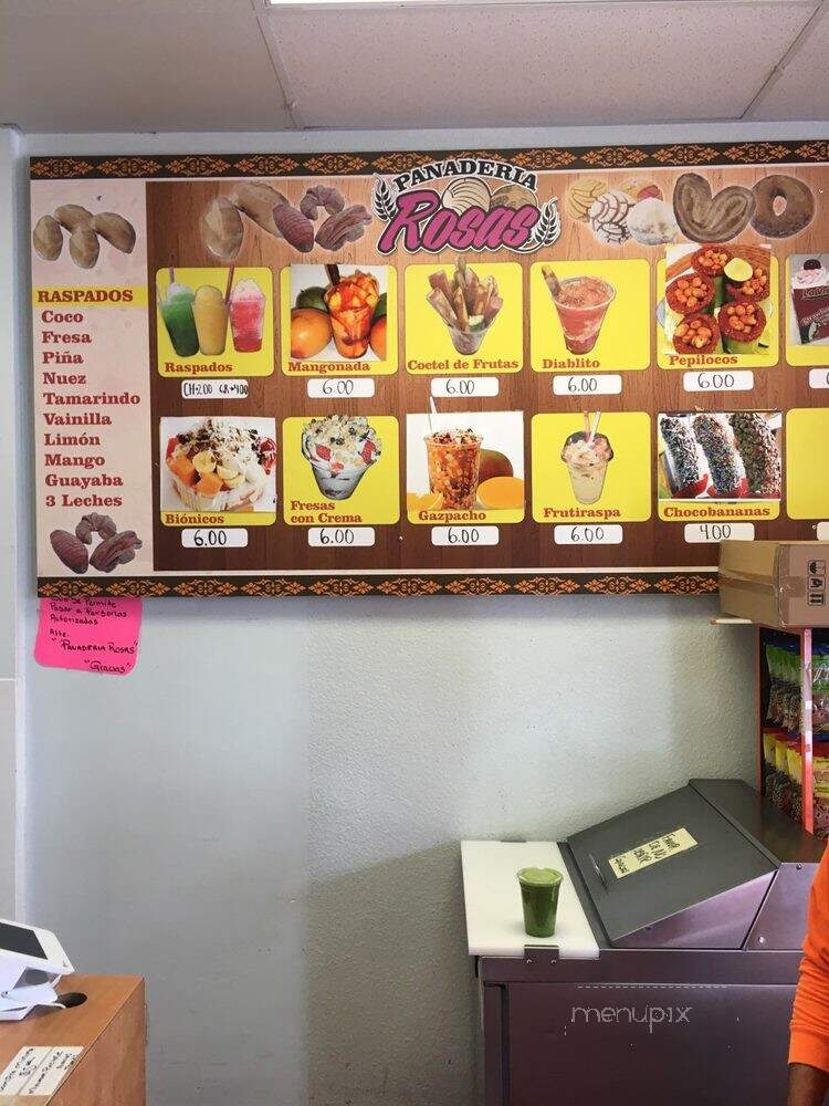 Panaderia Rosas - San Jose, CA menu_pic