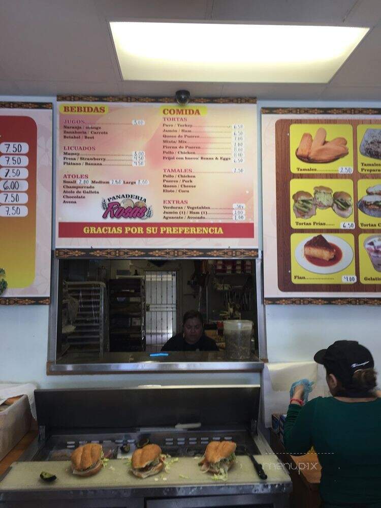 Panaderia Rosas - San Jose, CA menu_pic