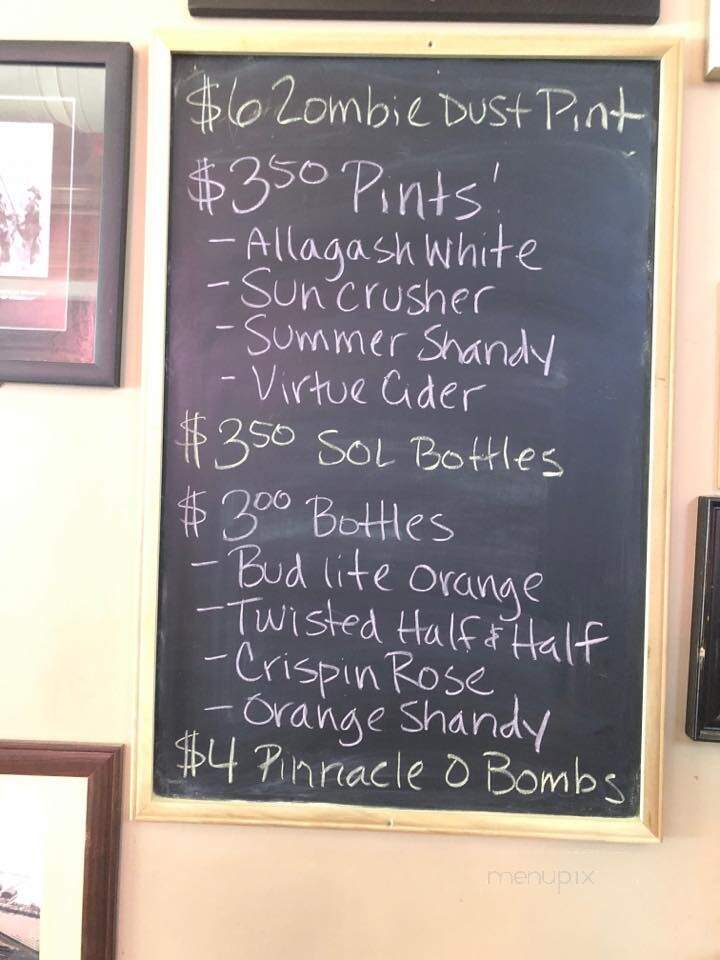 Twisted Shamrock - Chicago, IL menu_pic