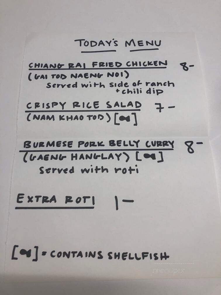 Les and Doreen's Happy Tap - Philadelphia, PA menu_pic