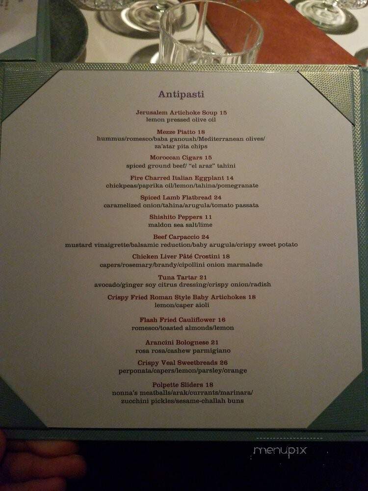 NoiDue - New York, NY menu_pic