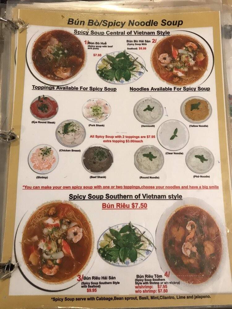 Ninh Kieu - Harrisburg, PA menu_pic