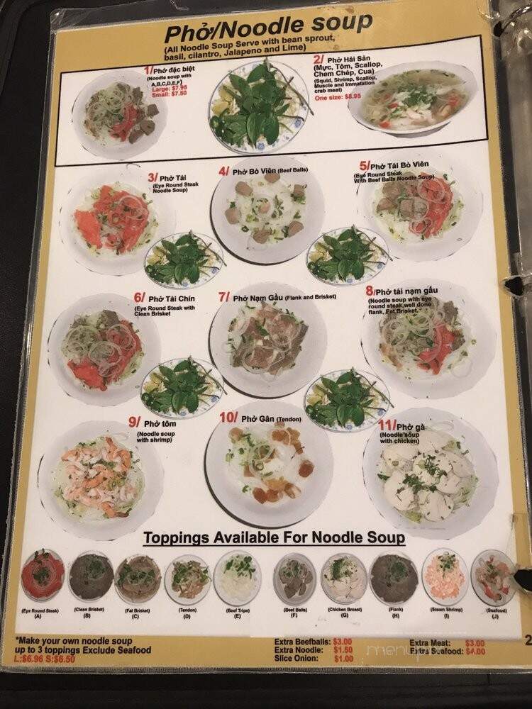 Ninh Kieu - Harrisburg, PA menu_pic