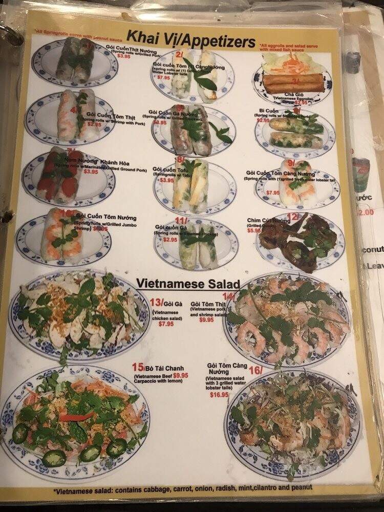Ninh Kieu - Harrisburg, PA menu_pic