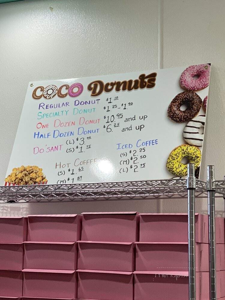 Coco's - Las Vegas, NV menu_pic