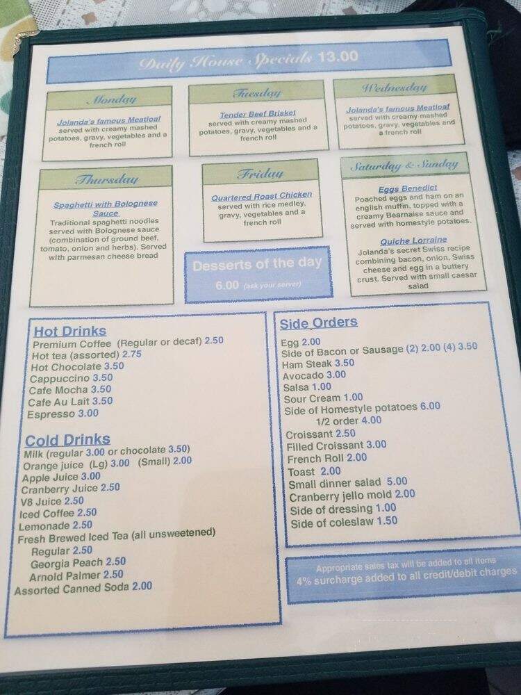 Jolanda's Le Croissant de Paris - El Toro, CA menu_pic