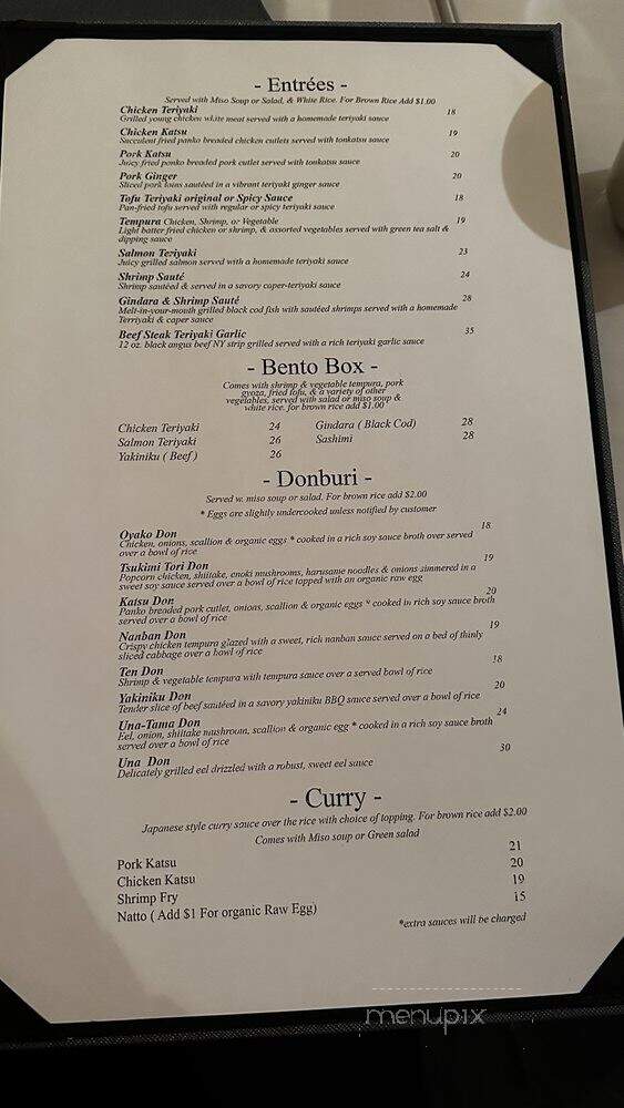 Torigo Japanese Restaurant - Floral Park, NY menu_pic