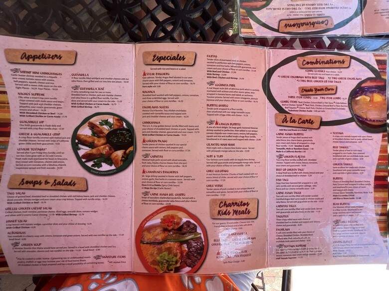 Cocina del Charro - San Marcos, CA menu_pic