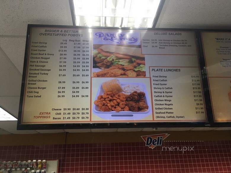 Danny & Clyde's - New Orleans, LA menu_pic