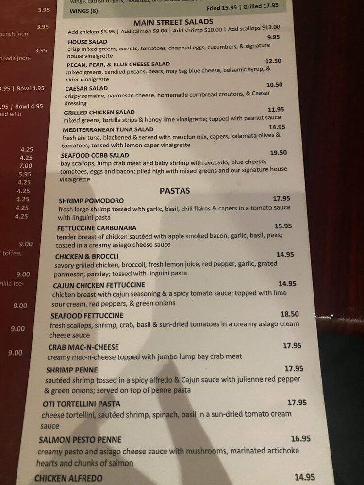 The New Olde Towne Inn - Upper Marlboro, MD menu_pic
