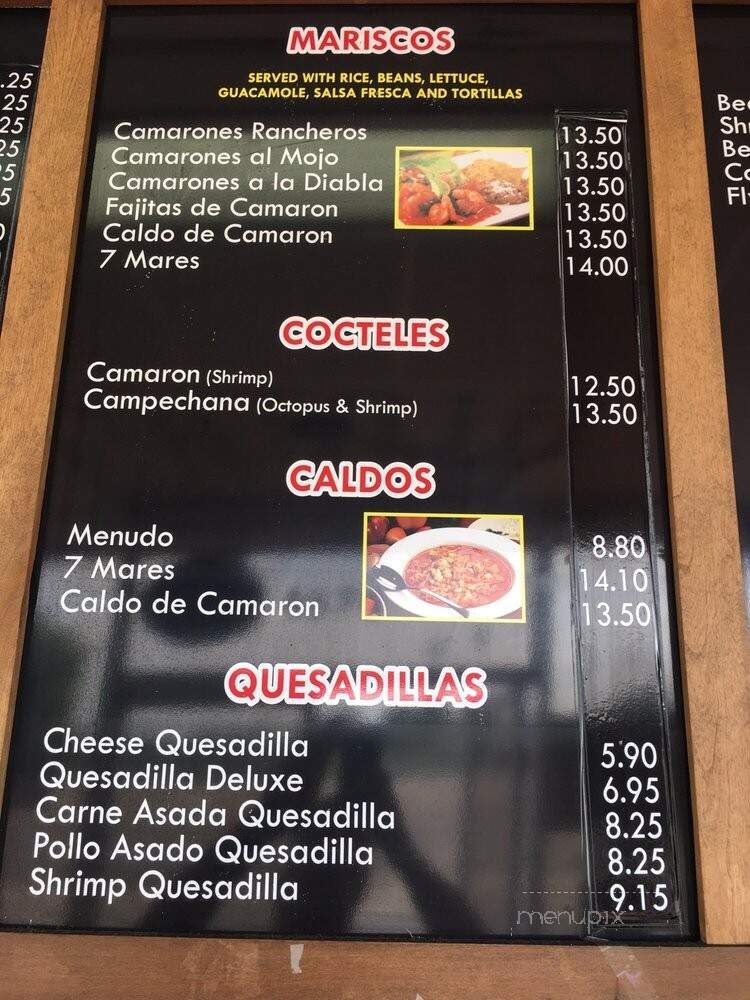 Chili Bandido - San Diego, CA menu_pic
