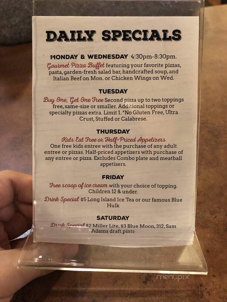 Chicago Dough Company - New Lenox, IL menu_pic