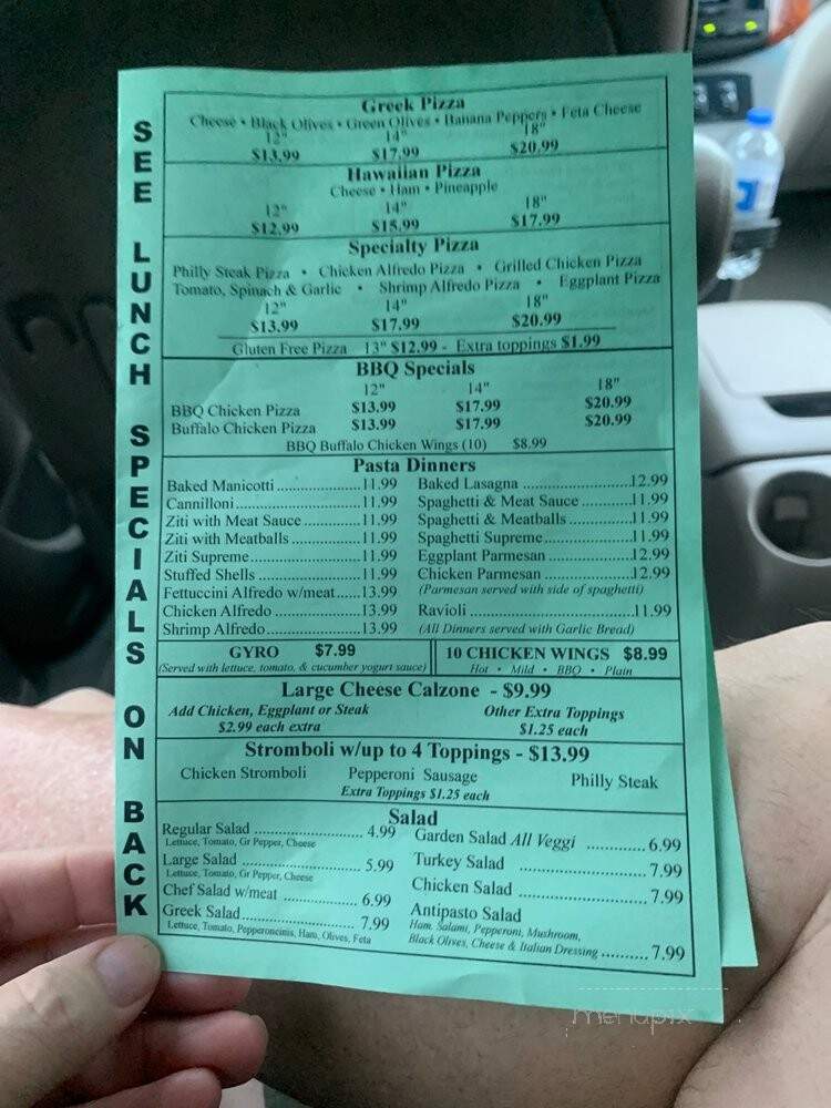 Antonio's - Pomona Park, FL menu_pic