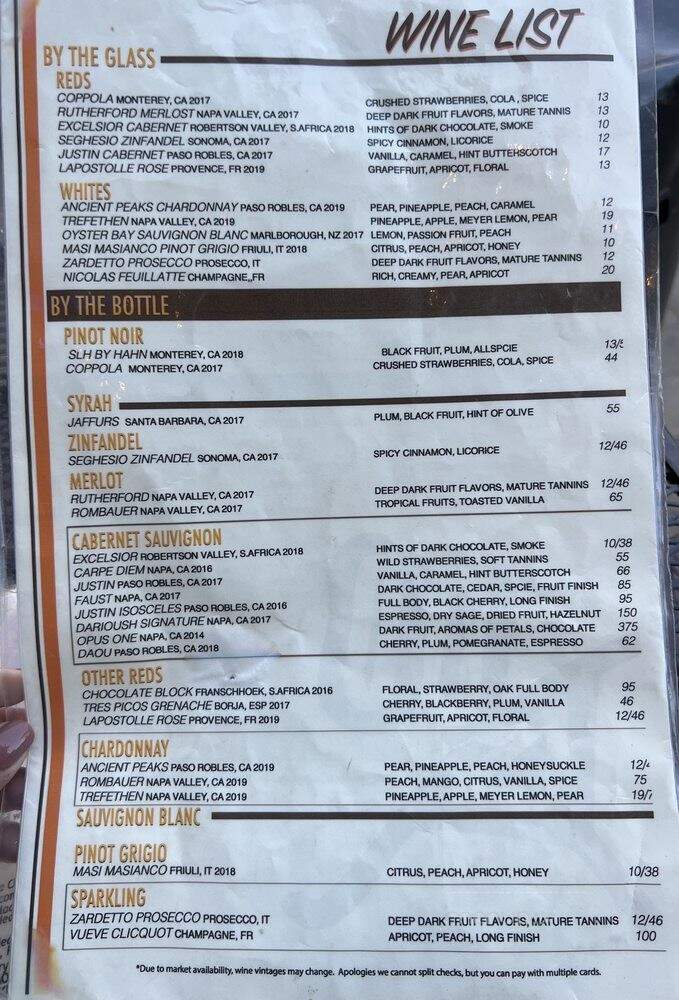 Smokeyard Barbecue and Chop Shop - Mammoth Lakes, CA menu_pic