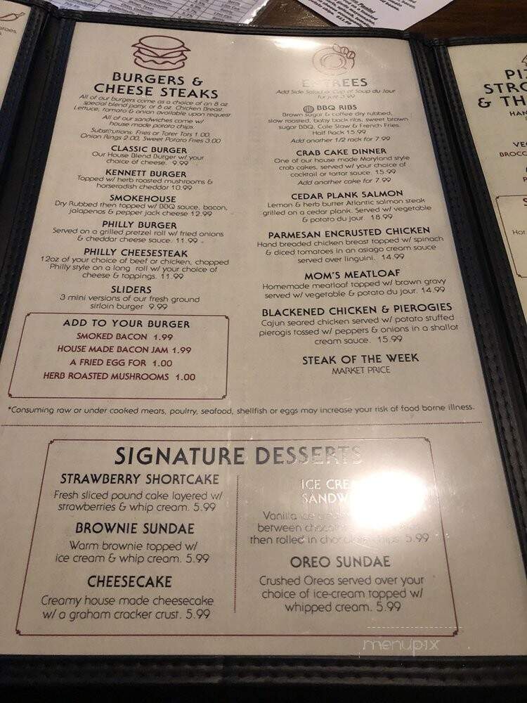 Duffer's Mill - Boothwyn, PA menu_pic