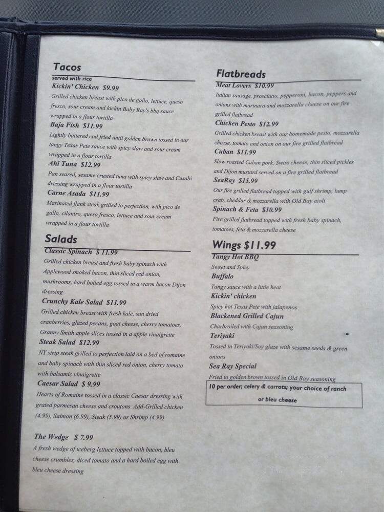 Electric Palm Restaurant - Woodbridge, VA menu_pic