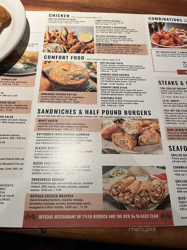 Cheddar's - Fort Smith, AR menu_pic