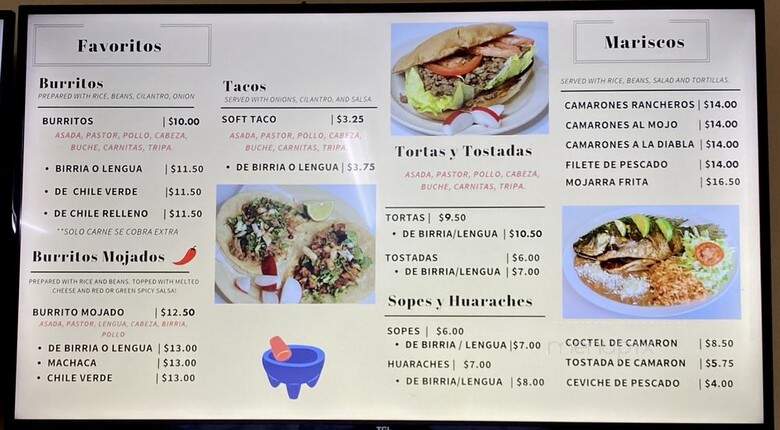 Birrieria Los Torres - Los Angeles, CA menu_pic