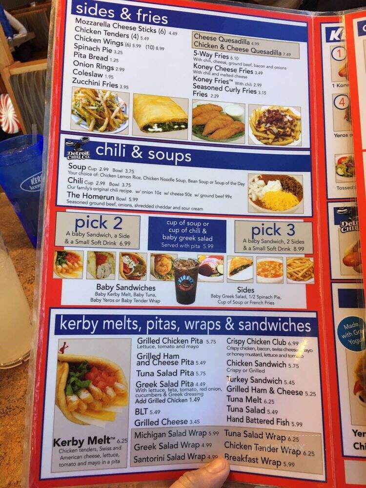 Kerby's Koney Island - Southfield, MI menu_pic