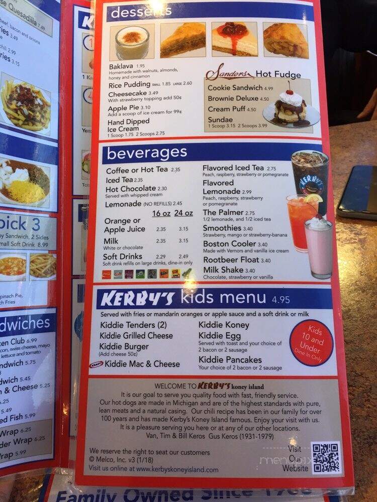 Kerby's Koney Island - Southfield, MI menu_pic