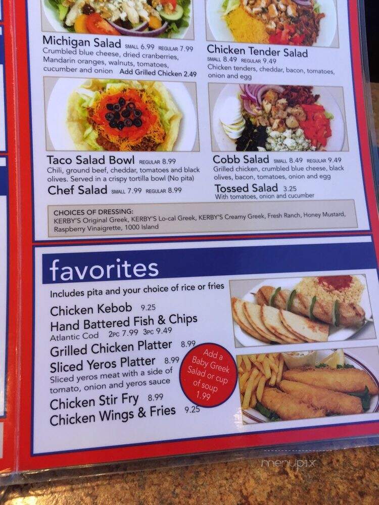 Kerby's Koney Island - Southfield, MI menu_pic