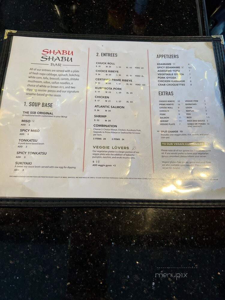 Shabu Shabu Bar - Santa Ana, CA
