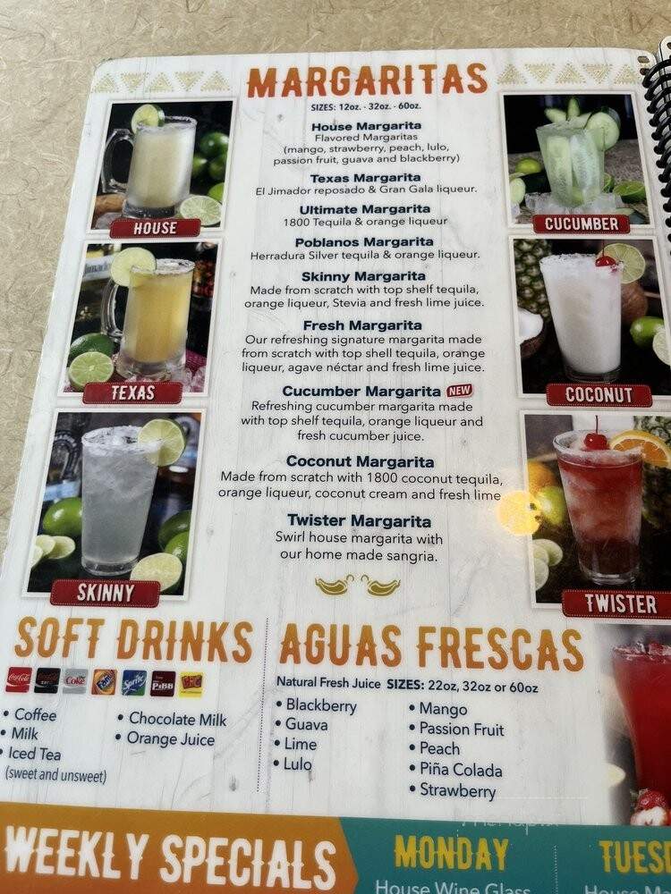 Poblanos Mexican Grill - Acworth, GA menu_pic