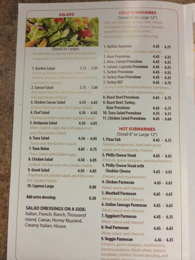 Tony's By Campanella - Clearwater, FL menu_pic
