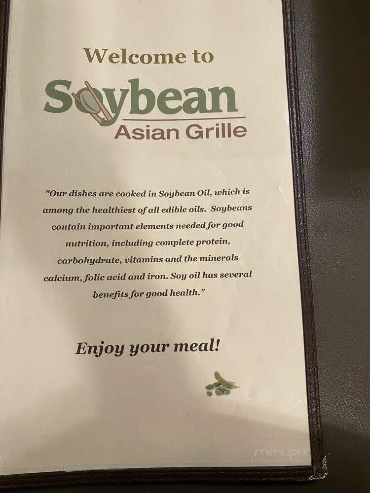 Soybean Asian Grille - Wilmington, DE menu_pic